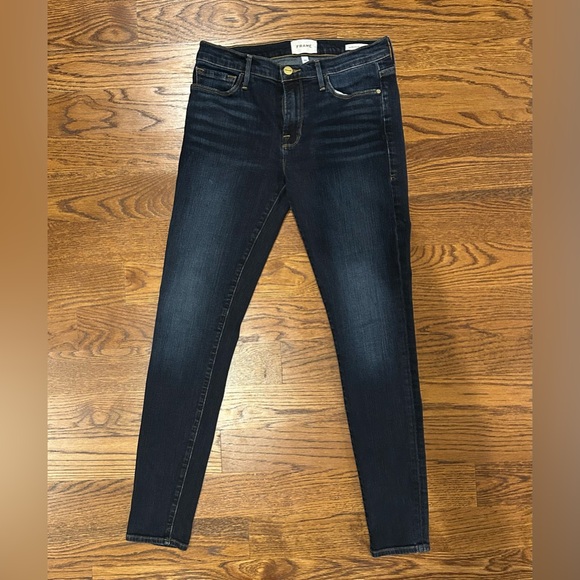 FRAME Le Skinny de Jeanne Jeans Vian Wash Size 27 - Picture 2 of 7